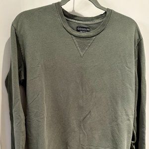 Micro-terry Crew Sweatshirt